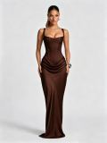 EVE Square Neck Sleeveless Maxi Dress GMYU-10227