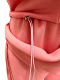 EVE Fleece-lined Solid Color Coat Two Piece Pants Set CM-61019