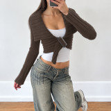 EVE Long Sleeve Lapel Sweater Coats GPKJ-MR51403
