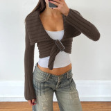 EVE Long Sleeve Lapel Sweater Coats GPKJ-MR51403
