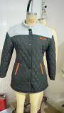 EVE Plus Size Long Sleeve Patchwork Contrast Color Coats GQLK-6413