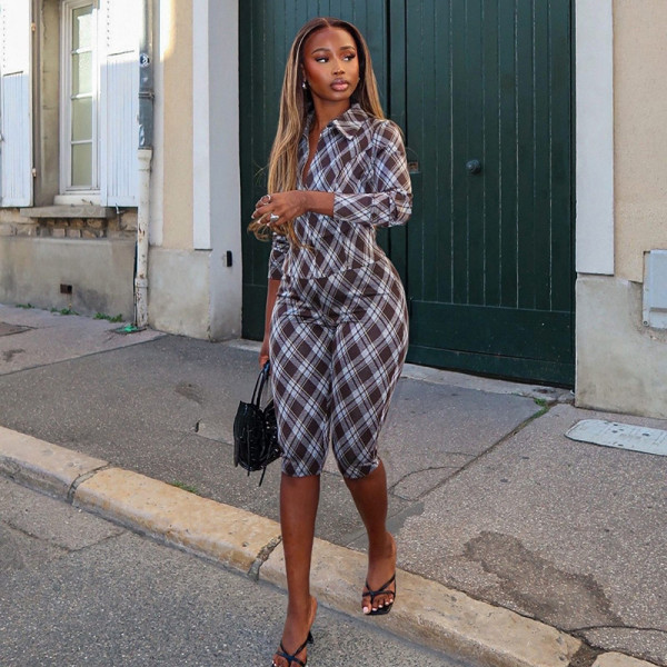 EVE Casual Printed Long Sleeve Two Piece Pants Set GJYO-JS919281