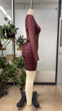 EVE Mesh See Through Long Sleeve Mini Dress GHYX-TJY8174