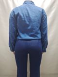 EVE Fashion Lapel Long Sleeve Denim Jackets GAKF-A50810