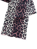 EVE Lace Leopard Printed Sling Vest Two Piece Pants Set SHD-8136