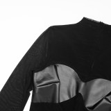 EVE See Through Mesh Long Sleeve Jumpsuit MXBF-J26JP470