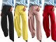 EVE Solid Color Irregular Casual Straight Pants QODY-Y6076X