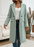 EVE Long Sleeve Lapel Long Coat GSXL-HD9946