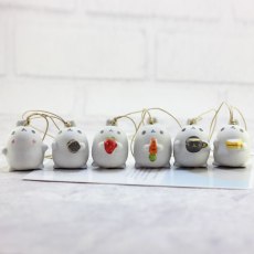 Cute BunnyCeramic Decorative DIY Pendants