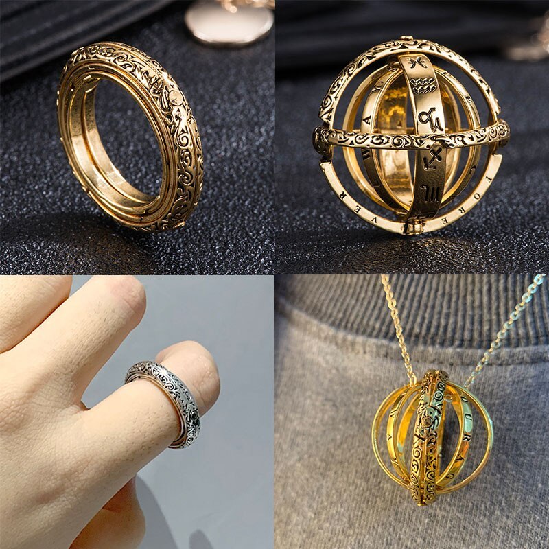 Buy Astronomical Ball Rings Silver Gold Creative Couple Rings Ceramstore