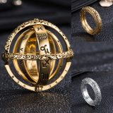 Astronomical Ball Rings Silver Gold Creative Couple Rings