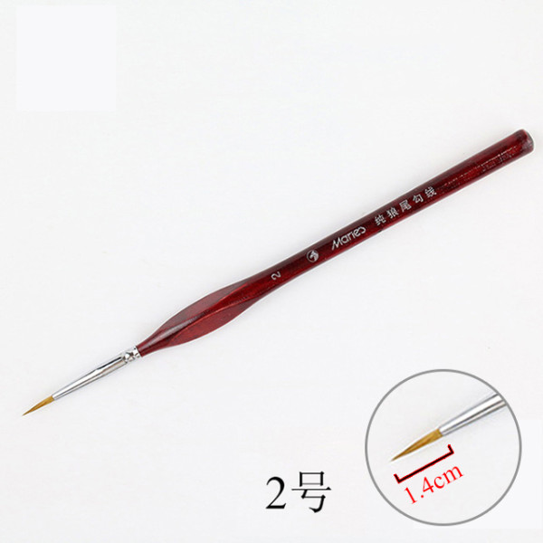 Buy 1 Piece Paint Brush Miniature Detail Fineliner Nail Art Drawing