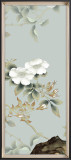 Chinese Classical Silk Flower And Bird Painting Office Decoration Painting