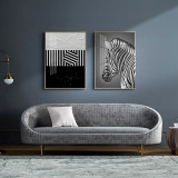 Nordic Black And White Abstract Modern Minimalist Hanging Paintings