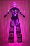 Stilts Walker RGB LED Lights Dancer Costume Colorful Led Robot Men Suit Performance Electronic Music Festival DJ Show Clothes