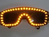 LED Glasses Rivet Punk Glasses Party Supplies Dancing Club Props Stage Costumes Halloween Lighting LED Gloves