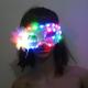 LED Glowing Ghost Mask LED Flashing Light Mask for Halloween Scary Cosplay Masquerade Party Luminous Mask