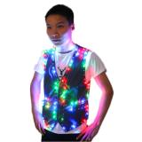 Colorful Led Luminous Vest Ballroom Costume Jacket DJ Singer Dancer Performer Stage Wear Waiter Clothes