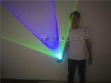 Blue Green Handheld Laser Cannon Rotating gloves  LED gyro palm light DJ Dancing Club Pub Party Laser Show