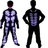 New arrived LED Robot Costume/ LED Dance Performance / Luminous Clothing /LED Suits For Men Women DJ Show Light Clothing