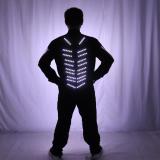 LED Single Color Tron LED Robot Suit LED Clothing Luminous Dance Costume