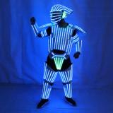 Night Club LED Robot Costumes Clothes LED Suit Lights Luminous Stage Dance Performance Show Dress