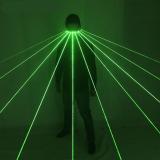 532nm Green Laser Glasses For Pub Club DJ Shows With 10Pcs Green Laser LED Stage Glasses