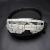 LED Luminous Glasses Halloween Party Light Up Eye wear for LED Growing Light Performance Stage Costume Clothes