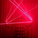 Red Laser Gloves with 4pcs Laser LED Laser Gloves Luminous Glasses for LED Robot Suits DJ Club Party Show