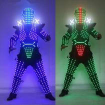 Traje De LED Robot Suit Costume Robot Armor Used with High Heel Predator Led Costume Laser Gloves