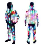 LED Luminous Couple Suit Unisex LED Luminous Jacket Christmas Halloween Party Cospaly Costume