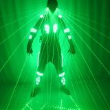 Green Laser Armor Suit  LED Glow Vest Waistcoat Laser Gloves Glasses  For Bar EDM Party Performances