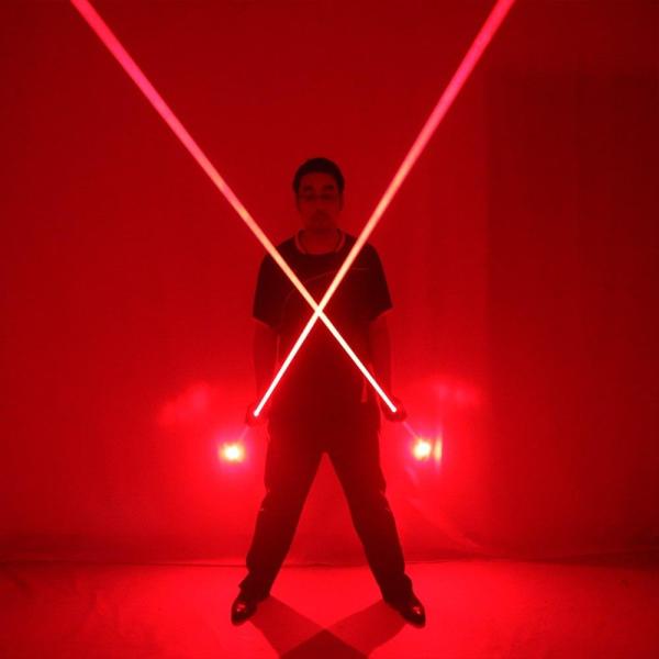 Dual Direction Red Laser Sword for Laser Man Show Big Beam Double Headed Laser Stage Performance Props