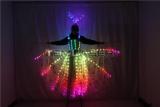 New Ful Color Pixel LED Skirt Dreamy Luminous Wedding Dress LED Color Wings Pettiskirt for Stage Performances