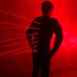 Red Laser Waistcoat LED Clothes,  Laser Robot Suit Laser Man Costumes for Nightclub Performers