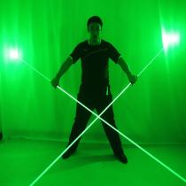 Mini Dual Direction Green Red Bule Laser Sword For Laser Man Show Double Headed Wide Beam Laser
