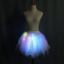 Available Sexy Girls Light Up LED Tutu Stage Dance Tutu Short Mini Skirt Dancewear Evening