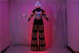 Traje De Robot LED Stilts Walker LED Light Robot Costume Clothing Event Kryoman Costume Led Disfraz De Robot