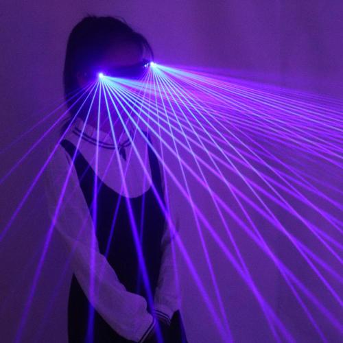 Red Green Bule Beams Stage Laser Glasses DJ Stage Laser Show Sunglasses Goggles Ballroom Dance Acessories