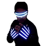 Bright LED Stage Costumes LED Gloves  Luminous Glasses  Laser Stage Props Party Supplies