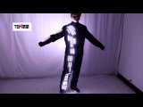 New arrived LED Robot Costume/ LED Dance Performance / Luminous Clothing /LED Suits For Men Women DJ Show Light Clothing
