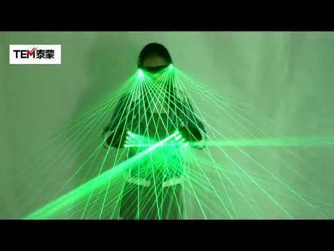 Green Laser Glasses Light Dancing Stage Show DJ Club Party Green Laserman Show Gloves Multi Beams
