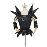 LED Robot Display Costumes Party Performance Wears Armor Suit Colorful Light Mirror Clothe Club Show Outfits Helmets Disco