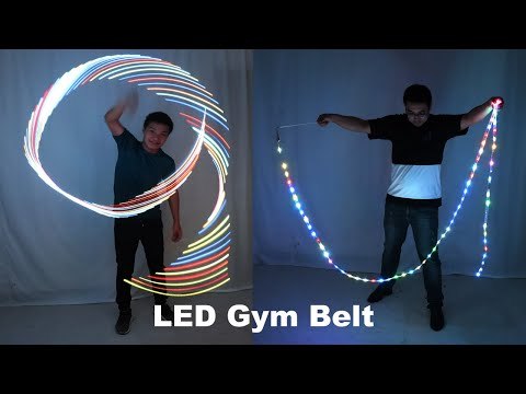 LED Rhythmic Gymnastics Ribbon Colorful Luminous Gym Ribbons Dance Rgb Glow Led Poi Ribbon For Belly Dance Hand Props