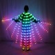 Belly Dance LED Isis Wings Colorful Belly Dancing Accessory Popular Stage Performance Props Wings Props With Stick