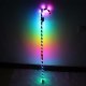 LED Crutch Light Up Cane Belly Dancing Flashing White Canes Women Men Jazz Dance For Stage Performance Party As Gift