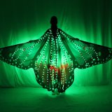 Colorful Belly Dance Performance Costume LED Wings Dance Accessories Girls LED Wings Costume LED Butterfly Wings