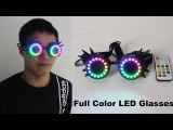 Pixel Pro LED Goggles Kaleidoscope Lenses Over 350 Modes Intense Lights