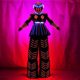 Women Robot Suit LED Stilt Skirt Kryoman Robot Suit Event Trajes De Used with  Laser Gloves