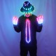 LED Blinking Sequin Jazz Hat Cap Bow Tie Wear Props Easter Wedding Birthday Party Ramadan Decoration